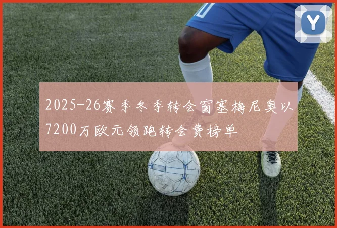 2025-26赛季冬季转会窗塞梅尼奥以7200万欧元领跑转会费榜单